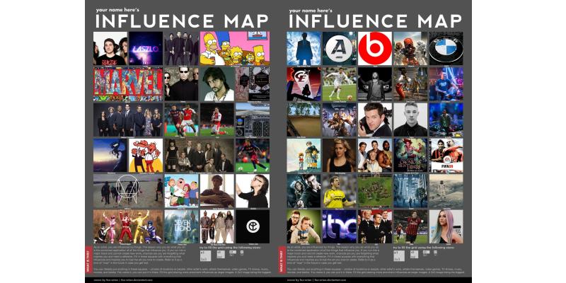 affiche Influence Map