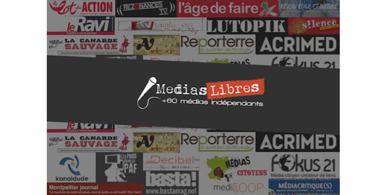 Logo de la coordination permanente des Médias libres
